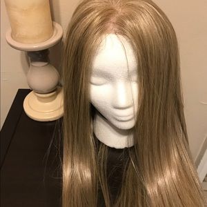 New Ash Blonde free part wig - lace front
